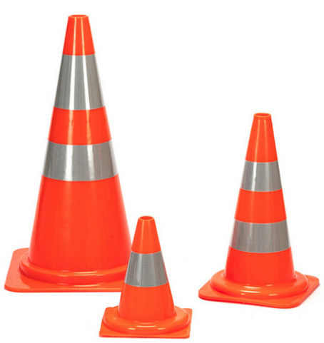 Latest company news about Orange Red Pop Up Pvc Reflective Traffic Safety Cone For No Parking 50cm 20inches