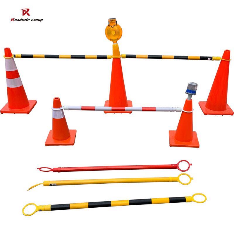 ROADSAFE ABS Rails Rail Traffic bar Road Cone Connection Pole for High ...