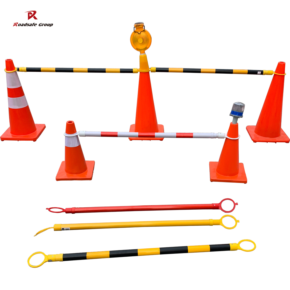 ROADSAFE ABS Rails Rail Traffic bar Road Cone Connection Pole for High ...