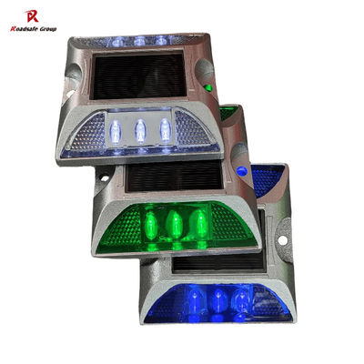 quality Flashing Reflective Solar Road Reflectors LED Aluminum Solar Road Stud factory