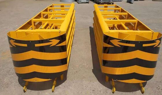 quality High Speed Anti-Collision Pad Highway Crash Pad with Reflective Warning Tapes –Safety Barrier factory