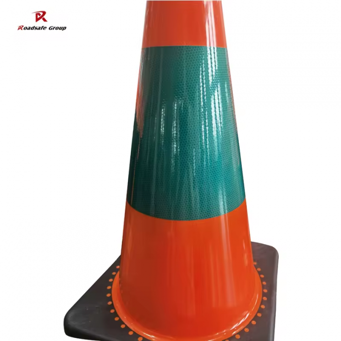 PVC Flexible Traffic Cones 45cm Height Road Warning Plastic Safety Cones 1