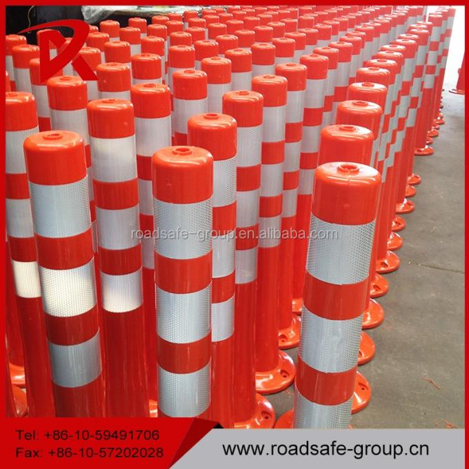 75cm Outdoor Road Safety Warning Durable Pu Plastic Traffic Warning Post 15