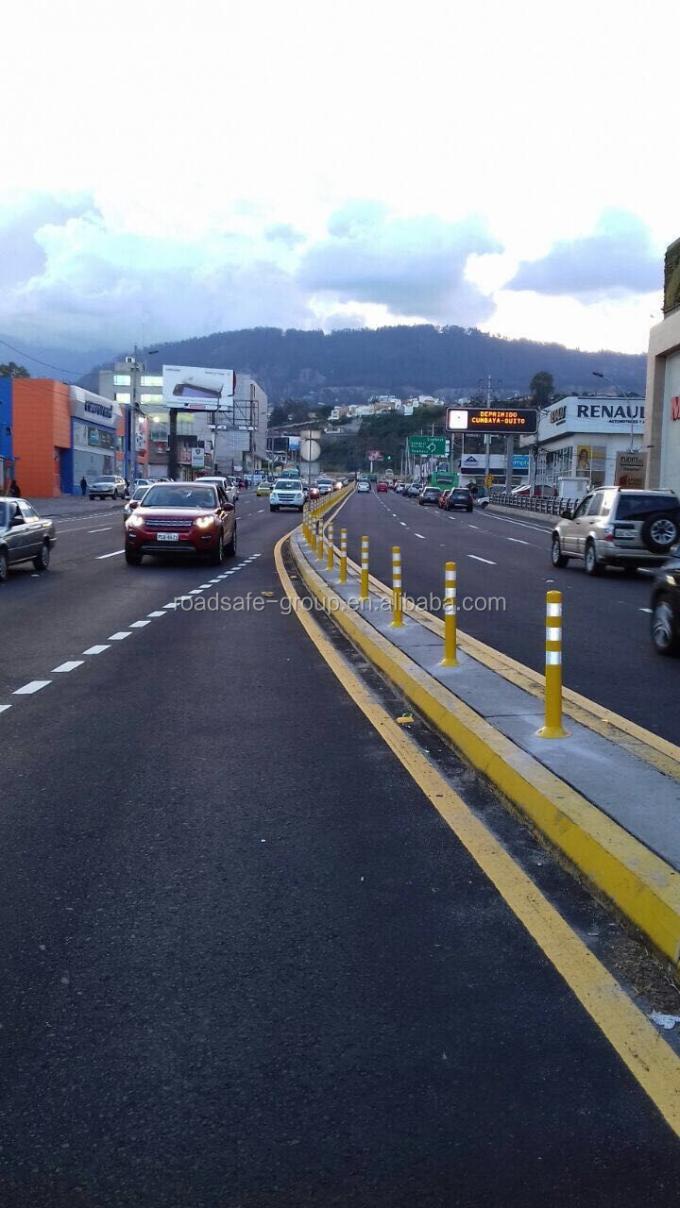 75cm Outdoor Road Safety Warning Durable Pu Plastic Traffic Warning Post 18