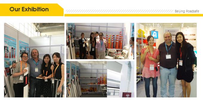 75cm Outdoor Road Safety Warning Durable Pu Plastic Traffic Warning Post 25