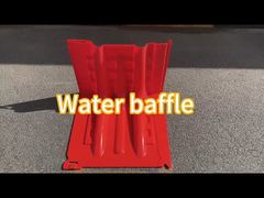 water barrier fence connecting 