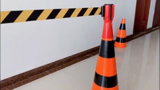 Traffic Cone Belt Topper 5m 3m Retractable Barrier