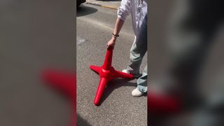60cm PVC Traffic Cone for Road Safety