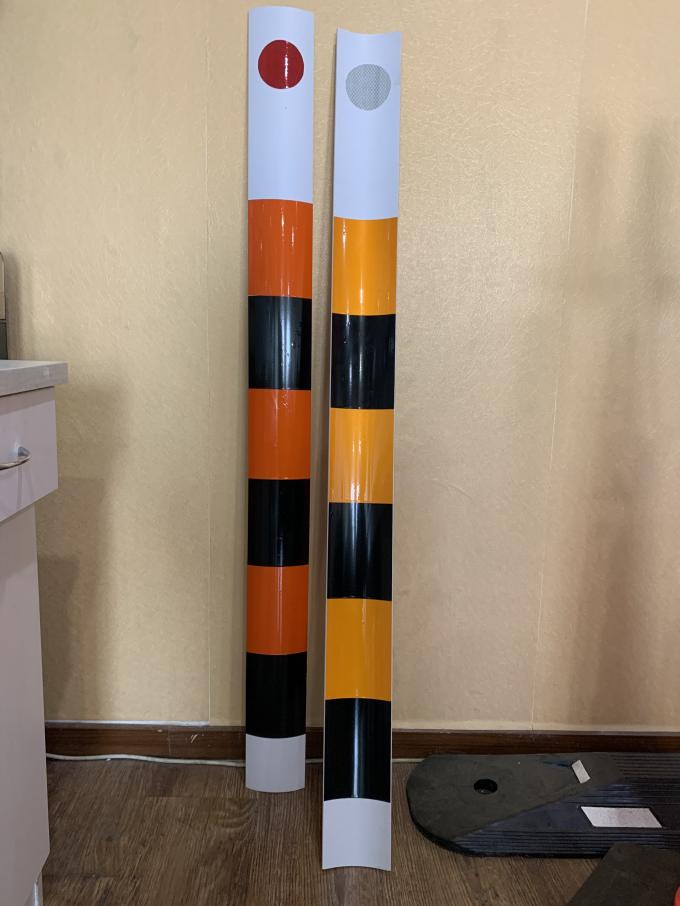 PVC Flexible Reflective traffic warning road delineator post roadside ...